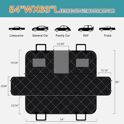 Dog Car Seat Cover for Back Seat