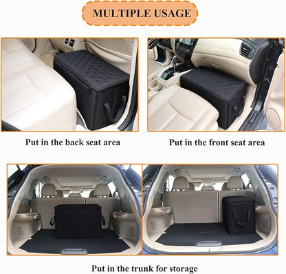 Dog Car Seat Extender with Storage 200lbs, Car 20"x11.5"x14.5")