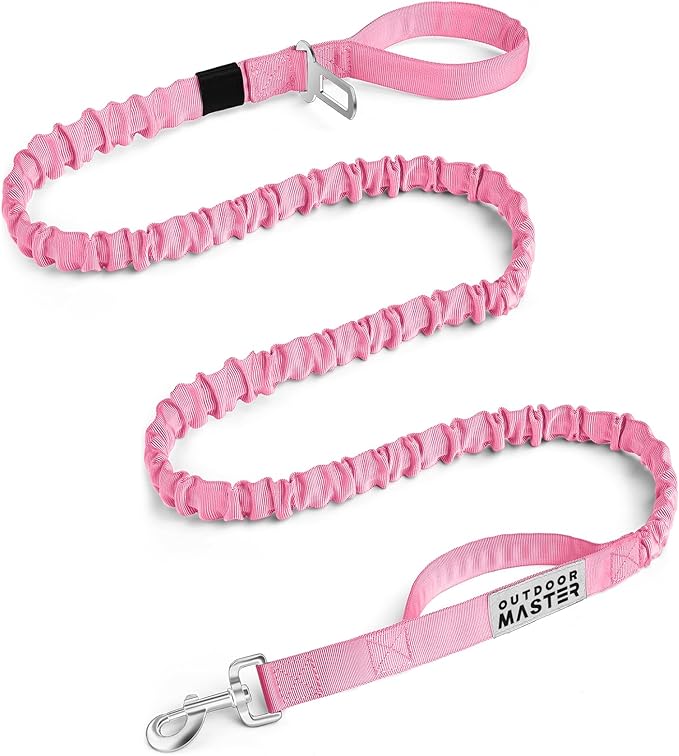 OutdoorMaster Bungee Dog Leash 2 Padded 6 FT