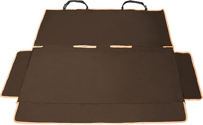 Pet Life ® Open Road Mess-Free Back Seat Safety Car Seat Cover Protector for Dog