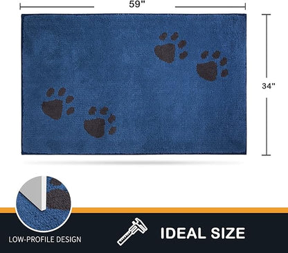 PURRUGS Dirt Trapper Door Mat 34" x 59"