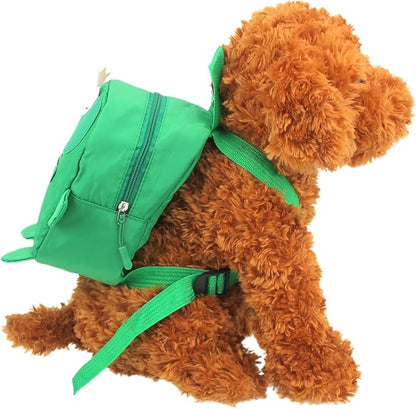 Alfie Pet - Suki Pet Dinosaur Backpack Daily Walk Travel Outdoor Hiking for Dogs - Size: Small