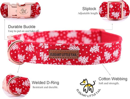 Elegant little tail Dog Collar with Bow