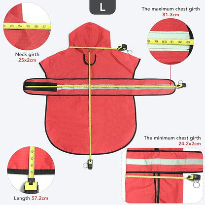 Waterproof Reflective Dog Raincoat