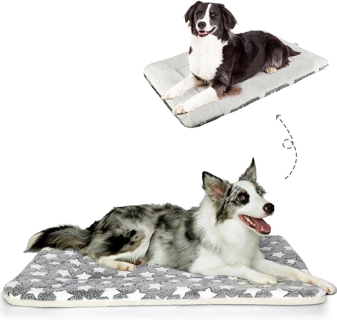 Mora Pets Dog Bed Crate Pad Ultra Soft 35 x 22.8 inch