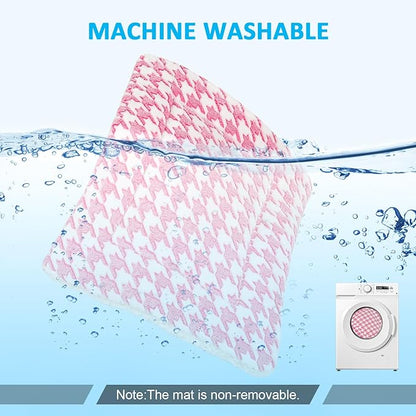 Dog Bed Mat 24-inch Kennel(Pink)