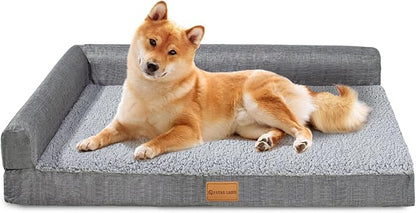 Patas Lague Orthopedic Dog Bed for Medium Dogs 36''X24''