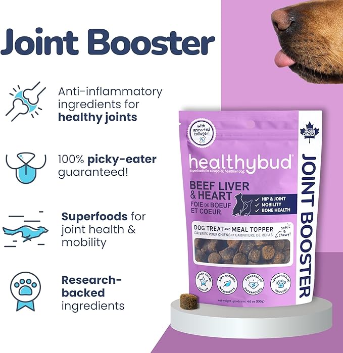 healthybud Hip and Joint Supplement Dog Treats 14.1oz