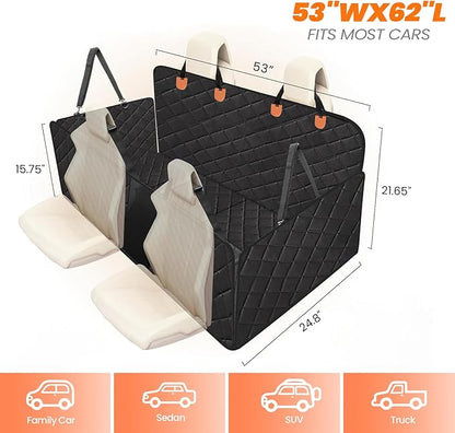 Back Seat Extender for Dogs-Large Space 3 Pcs