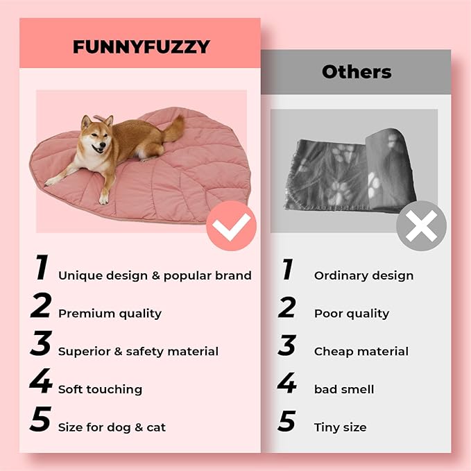 Dog Blanket Mat for Dogs Cats 47×43" Leaf