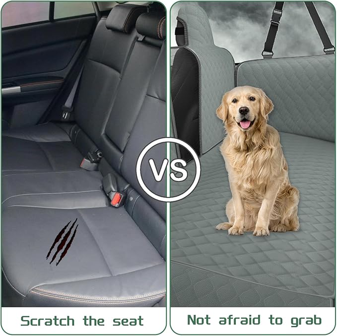 Bilisin Dog Car Seat Cover with Mesh Window 2013-2017 for