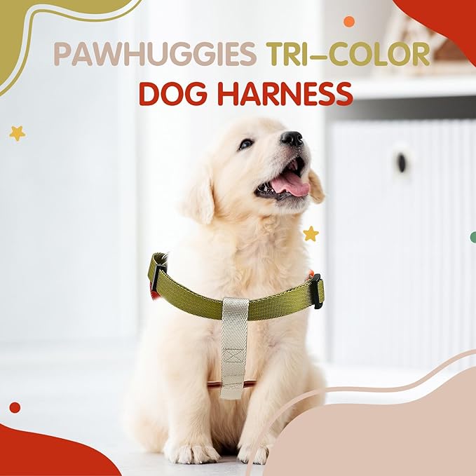 Tri-Color Dog Harness