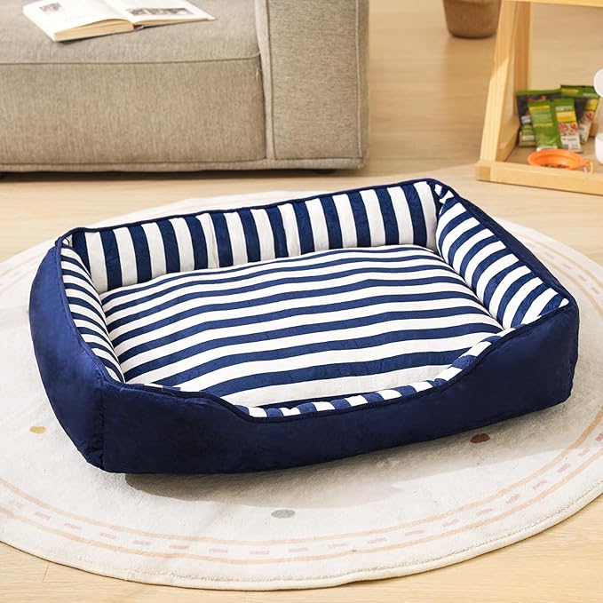 Dog Beds Large Sized Dog with Cushion 35" L 27" W 6" Th