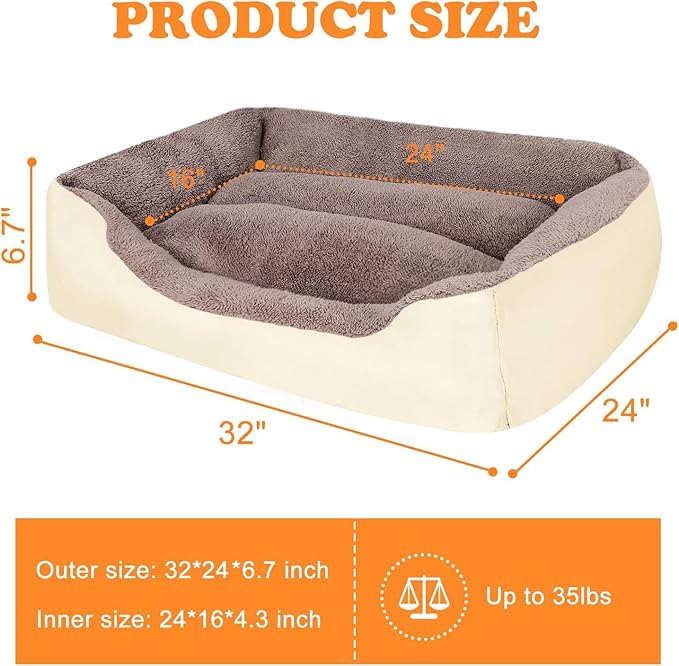 PUPPBUDD Dog Beds for Medium Dogs