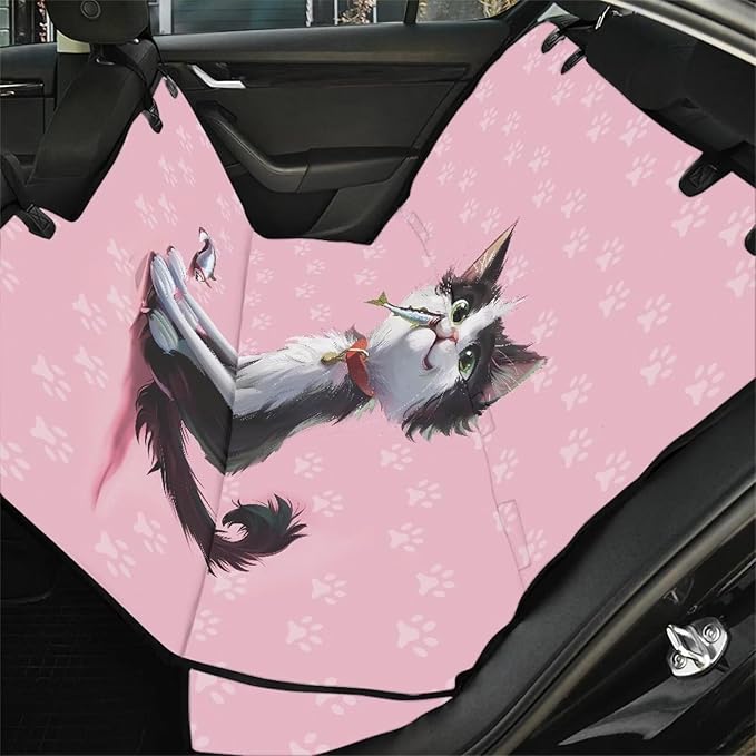 AFPANQZ Cat Print Dog Cat Seat Cover Bucket