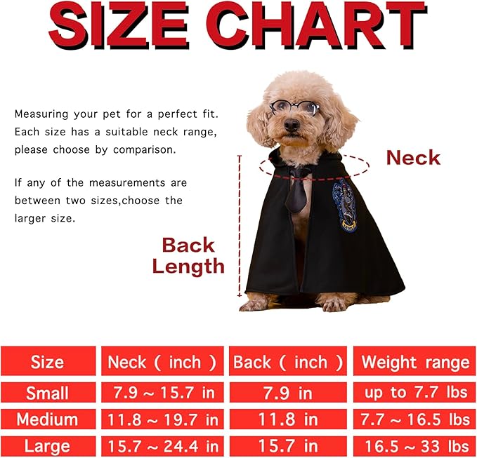 Dog cat Halloween Costume Cape