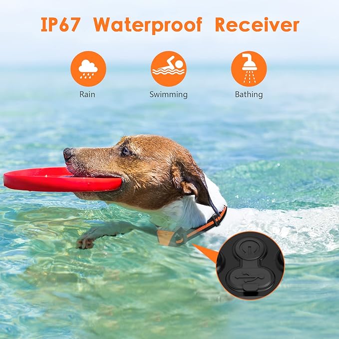 Dog Shock Collar IP67 Waterproof 3 Training