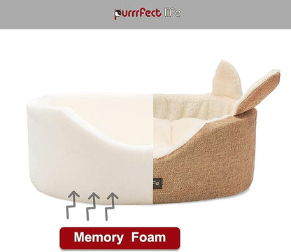 Oval Pet Beds for Cats and Small Dogs