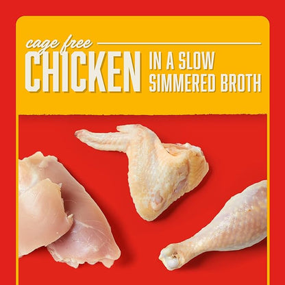 Stella & Chewy's Stella’s Shredrs Cage Free Chicken Recipe in Broth, 2.8 oz. Pouches (Pack of 24)