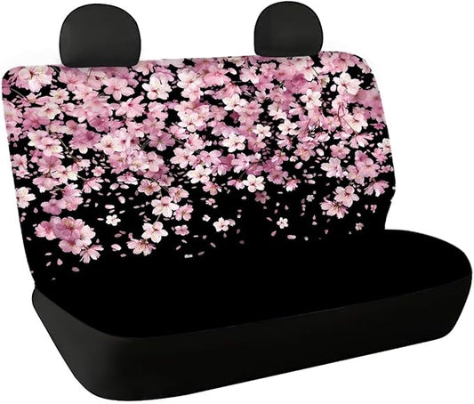 AFPANQZ Cherry Blossom Cloth Back Seat Cover Non-Slip