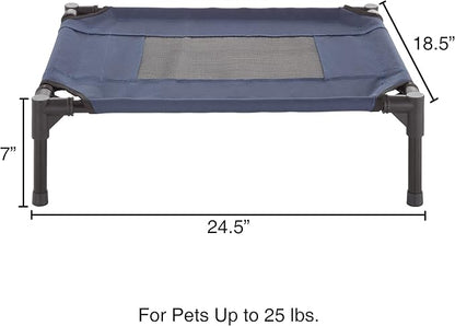 Elevated Dog Bed 24.5x18.5-Inch Portable 25lbs by