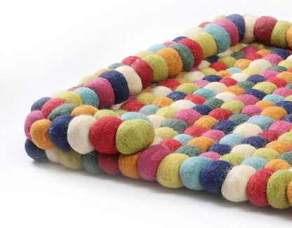 Felt Ball Dog Bed Fabric Pet Beds Luxury Cat Dog Bed Wool Bed for Cats Kittens