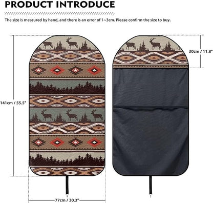 Bohemia Vintage Sweatproof Towel Car Front Seat Cover Non-Slip Bucket Seat Protector Easy to Install from Sweat