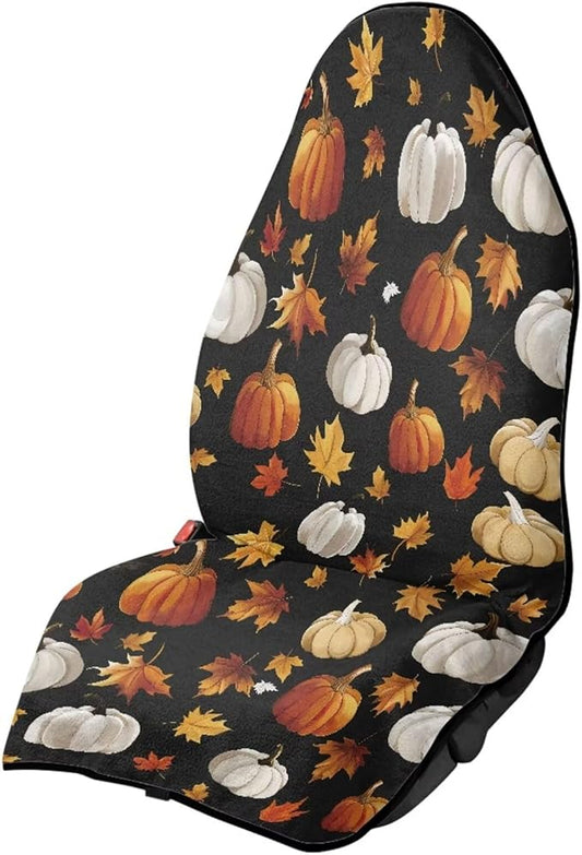 Yewattles Maple Leaf Pumpkin Waterproof Sweat Towel Car