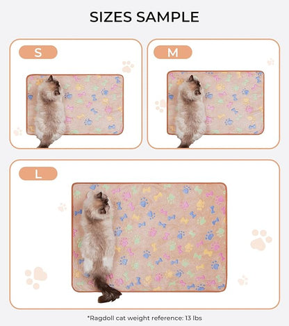 Luciphia 1 Pack 2 Pet Blankets for Dogs Cats (23x16 inch)