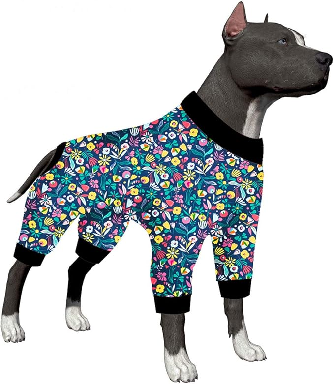 LovinPet Dog Pajamas Apparel for Medium Dogs -Dog Pet Pajamas Jamammies,2XL