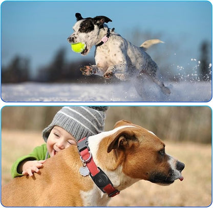 Air Tags-2 Pack Airtag Dog Collar Holder SWINCHO 1-3cm Width