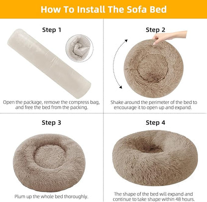 Nisrada Dog Bed for Medium Large Dogs 36 inch