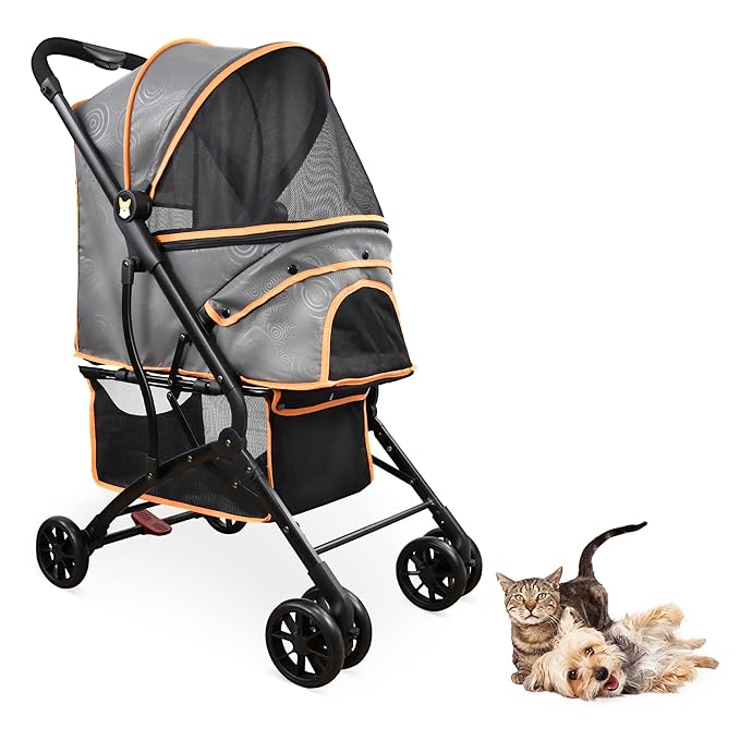 Dog Stroller for Small Medium Dogs and Cats 30LBS Puppies