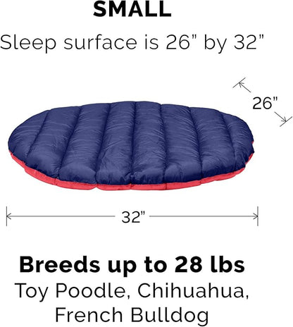 Furhaven Outdoor Travel Dog Bed for Small Dogs w/ Carry Bag