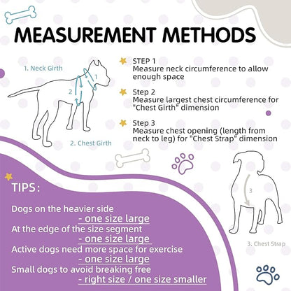 Medium Dog Harness 3/4''W x 19''-25''
