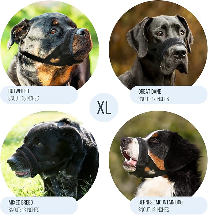 Gentle Muzzle Guard for Dogs