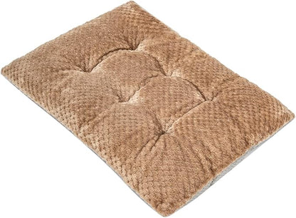WONDER MIRACLE Fuzzy Deluxe Pet Beds (15" x 23", S-Mocha)