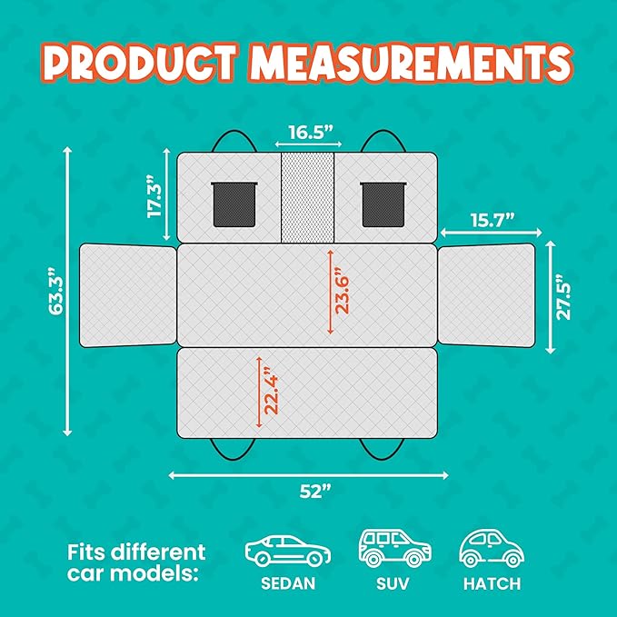 Back Seat Extender for Dogs