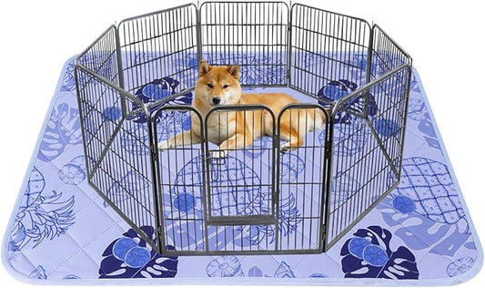 IEUUMLER Washable Pee Pads for Dogs 1 Pack EU007 (Purple 48"X48"-1pcs)