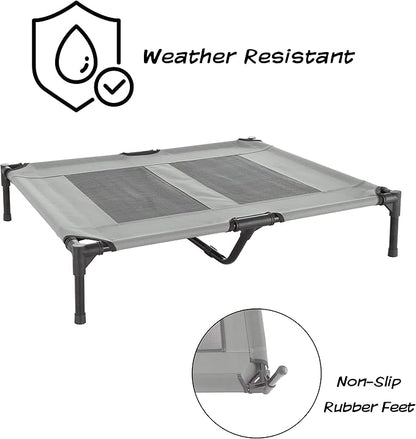 Elevated Dog Bed 36x29.75-Inch Portable 80lbs by
