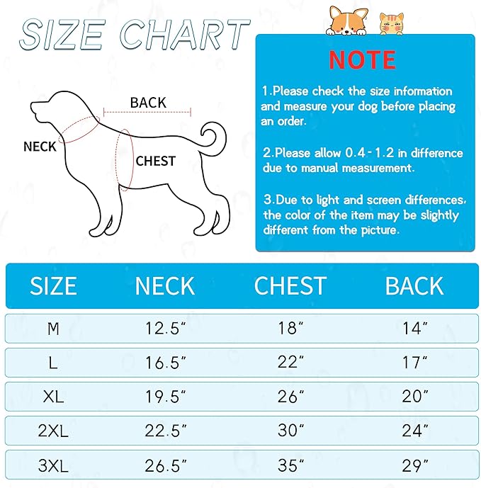 NACOCO Large Dog Raincoat Adjustable