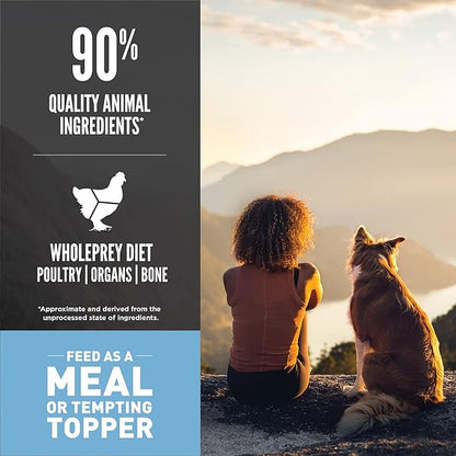 ORIJEN Original Freeze Dried Medallions, Grain Free Dry Dog Food and Topper, WholePrey Ingredients, 6 oz