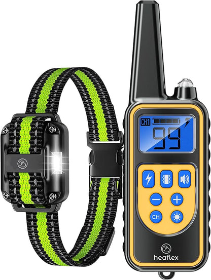 Electric Dog Training Collar with Remote 1640FT IP67 Waterproof 1 Dog