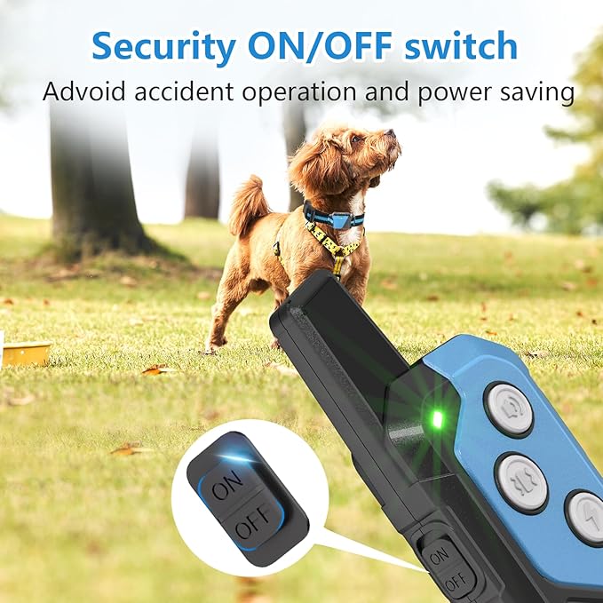 Dog Shock Collar with Remote Control 2 Dogs, 3 Training