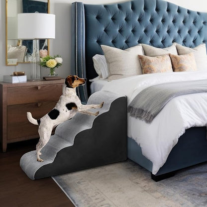 Dog Stairs for Bed 5 Tier 22" High