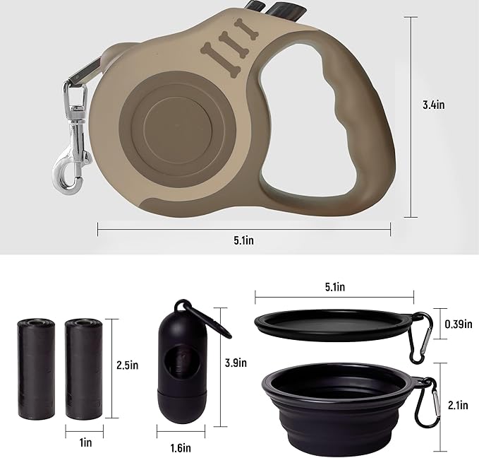 Retractable Dog Leash Automatic Telescopic Tractor Dog Tape 10/16 FT