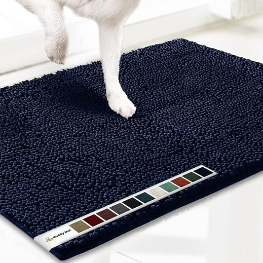 Muddy Mat® AS-SEEN-ON-TV Highly Absorbent Microfiber Dog Door Mat and Pet Rug 28"X18"