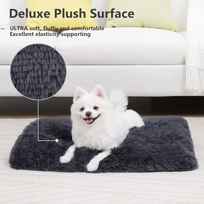 Vonabem Small Dog Bed Crate Pad 24 inch 24 * 18 inch