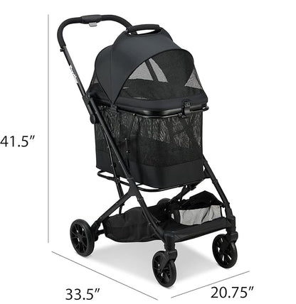 Joovy Pootler 2-in-1 Pet Stroller and Carrier Black
