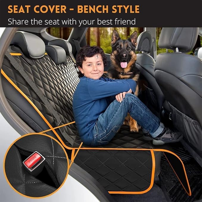 Dog Car Seat Cover Protector 100% Waterproof